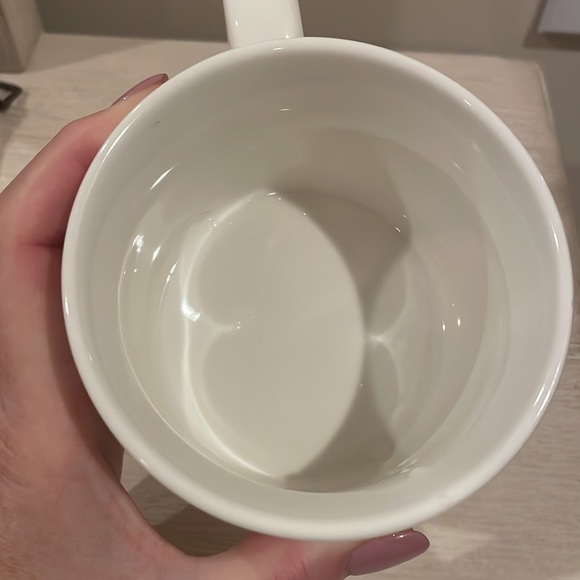 Starbucks 12 oz Coffee Cup Mug Plain Simple White With Vertical Words 2017 - Picture 5 of 5